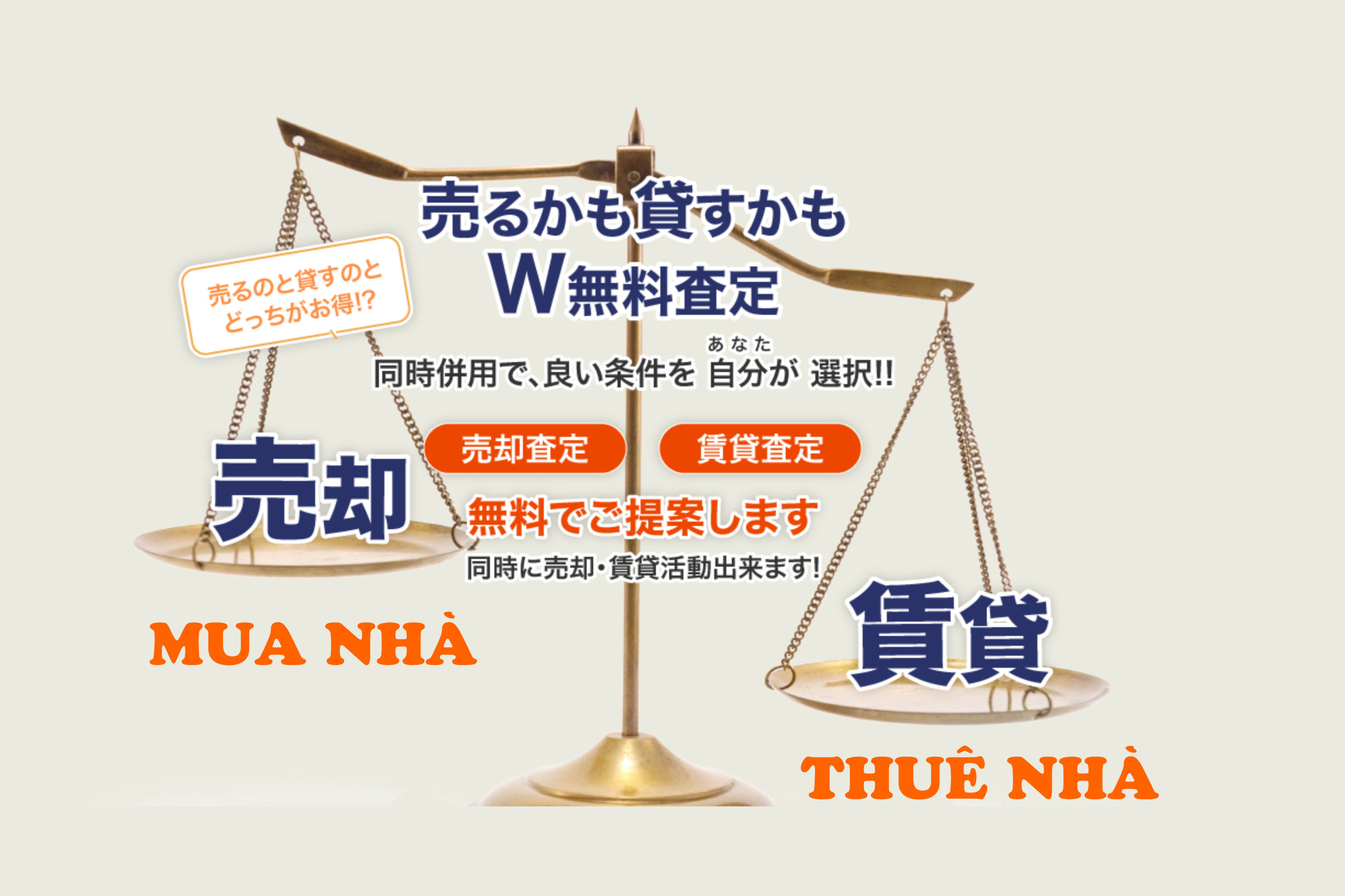 so sánh giữa mua nhà và thuê nhà dài hạn